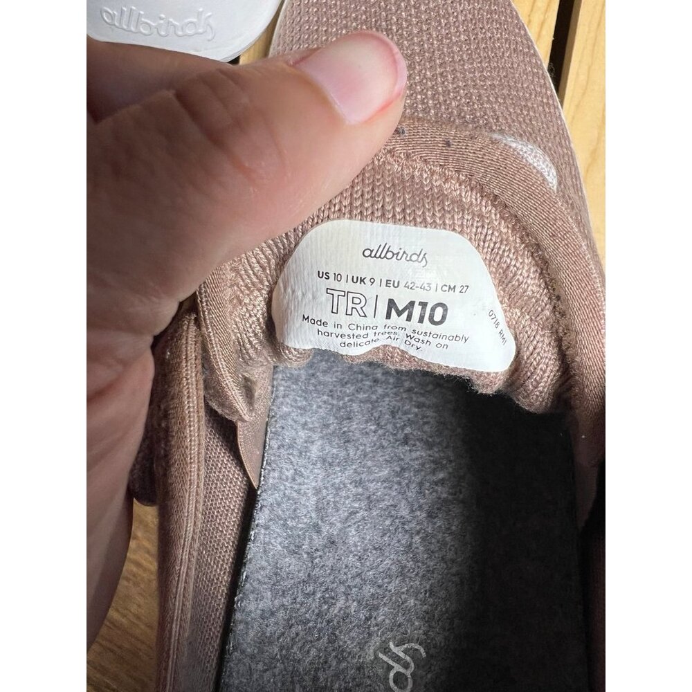 Allbird Men's Tree Lightweight Runner size 10 Beige - Picture 4 of 6